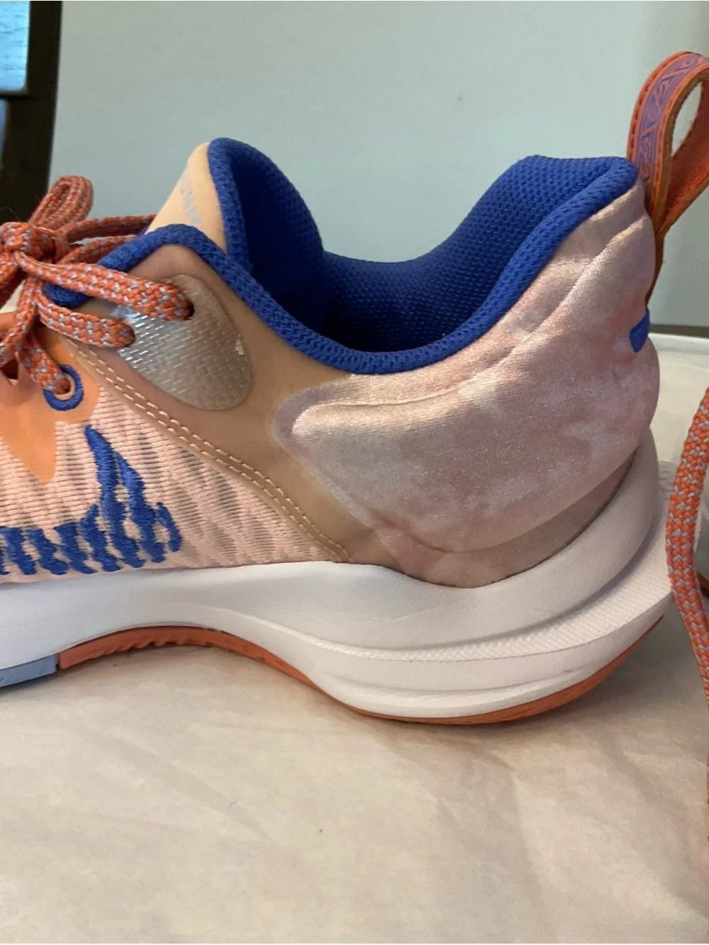 Nike Giannis Immortality Orange/Blue Basketball Shoes CZ4099-800 Mens Sz 8.5